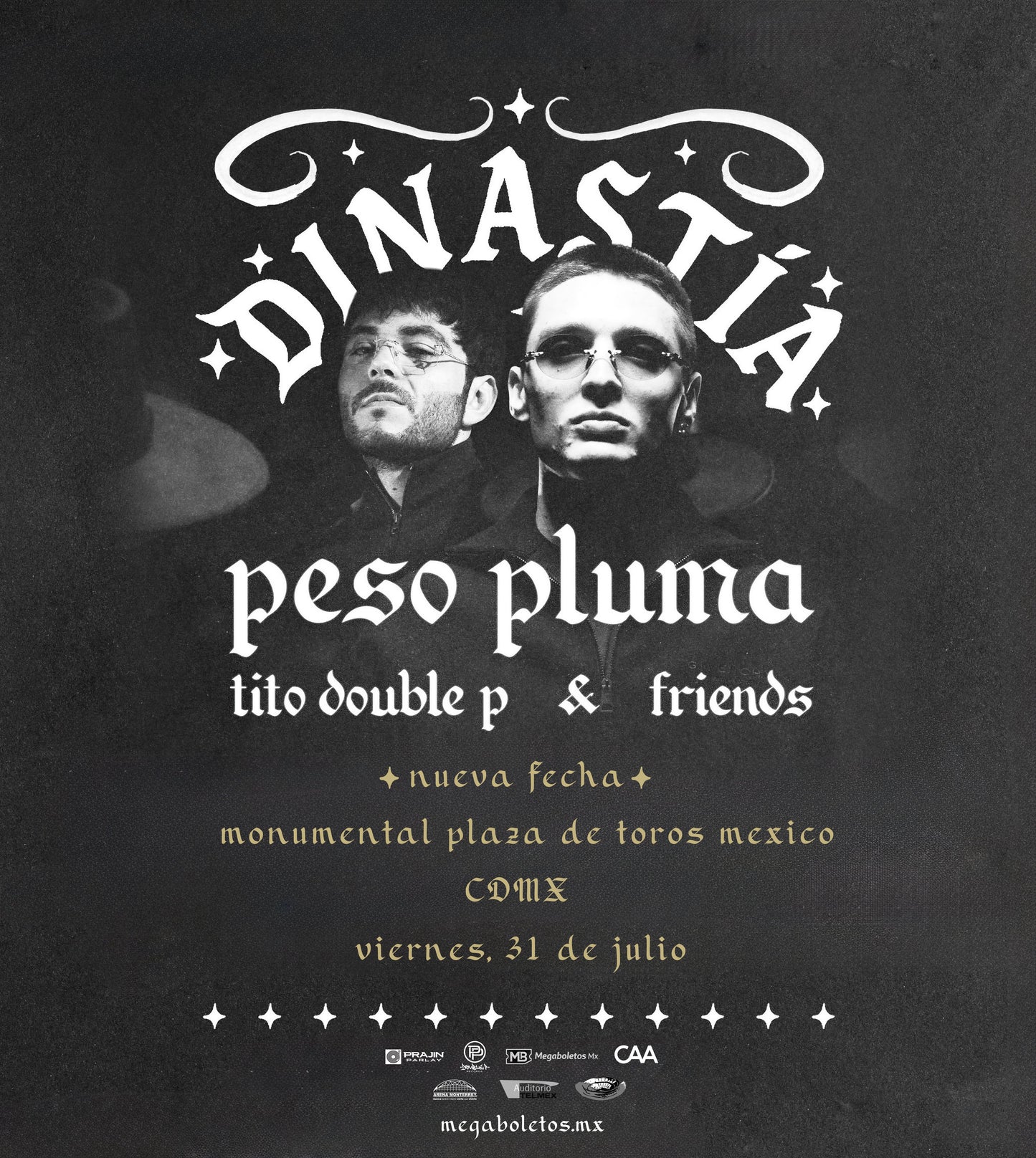 Boletos Peso Pluma – CDMX 31 Jul 2026