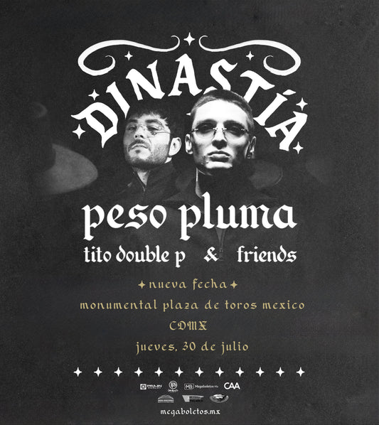 Boletos Peso Pluma – CDMX 30 Jul 2026